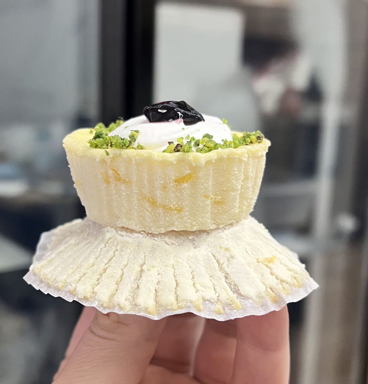 كاب كيك الجبنة المخبوزة 🧁🧀
