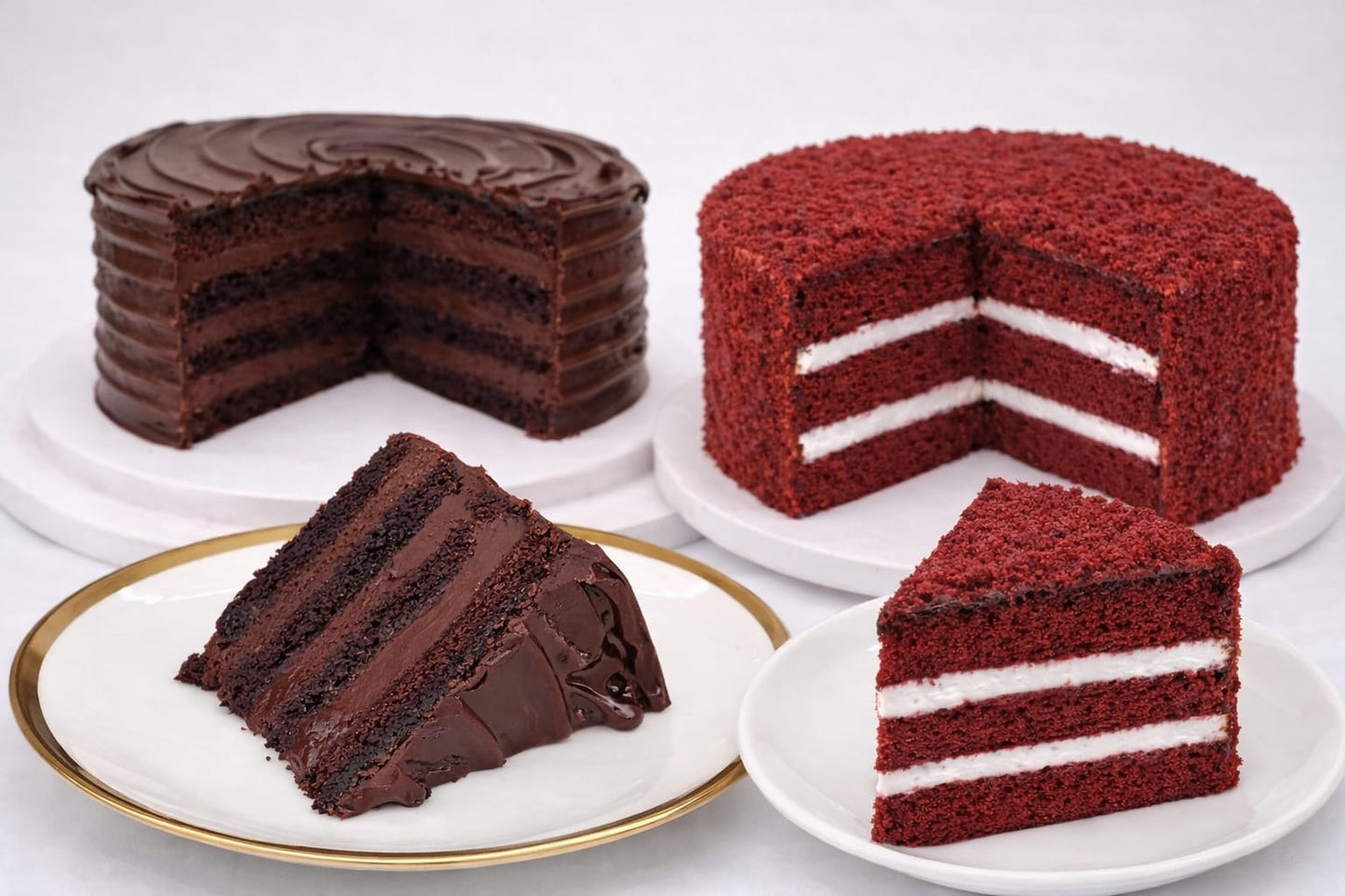 باكيج كعكات الشوكلاطة (ماتيلدا + ريد فيلفيت)