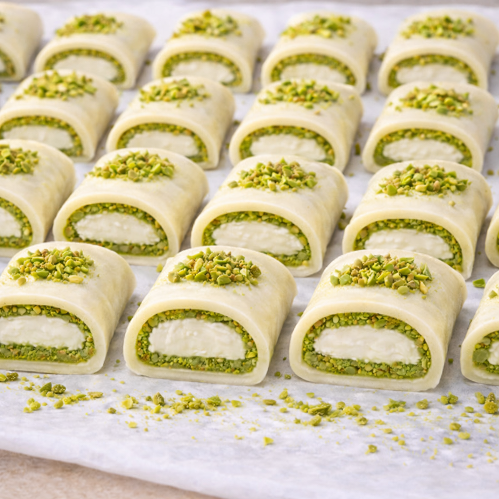 حلاوة الجبن بالمفروكه الحلبية